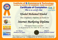 شهادة مركز التجارة الإليكترونية والتكنولوجيا - Institute Of E-Commerce And Technology