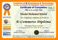 شهادة مركز التجارة الإليكترونية والتكنولوجيا - Institute Of E-Commerce And Technology